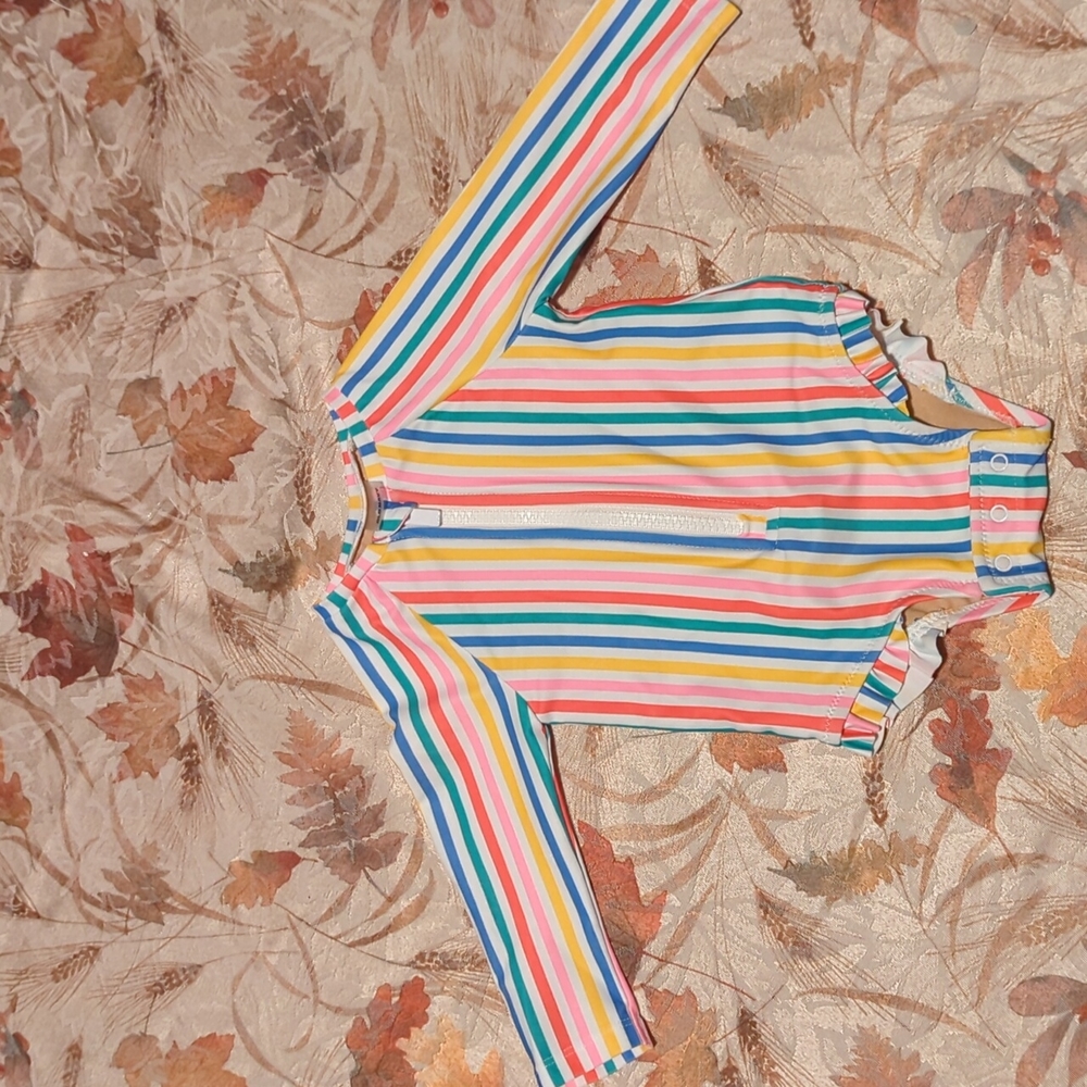 Long-Sleeve Zip-Front Rashguard for Baby
